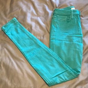 Joe’s aqua jeans